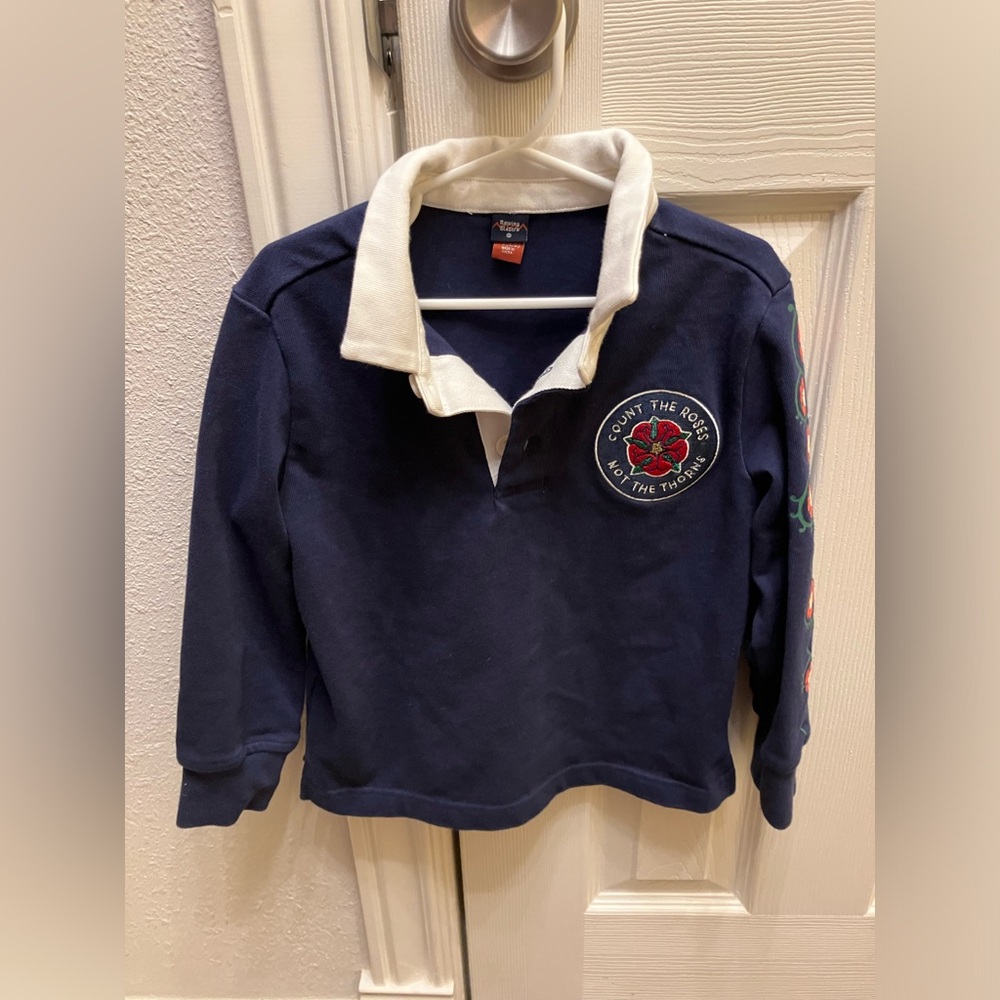 Rowing Blazers Rose Thorn Rugby Polo Style shirt
